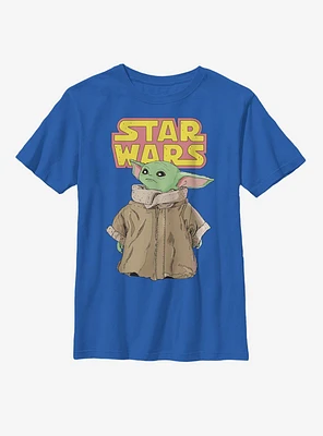 Star Wars The Mandalorian Child Dreamy Gaze Youth T-Shirt