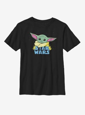 Star Wars The Mandalorian Child Profile Logo Youth T-Shirt