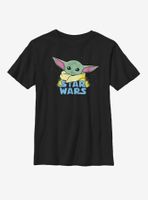 Star Wars The Mandalorian Child Profile Logo Youth T-Shirt