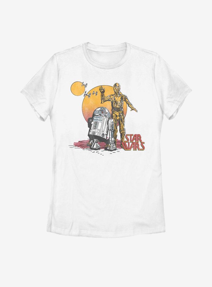 Star Wars Droid Sun Womens T-Shirt