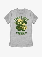 Star Wars Yoda Lucky One Womens T-Shirt