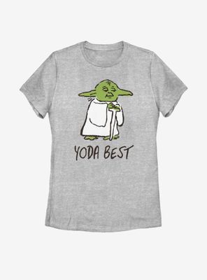 Star Wars Yoda Best Doodle Womens T-Shirt