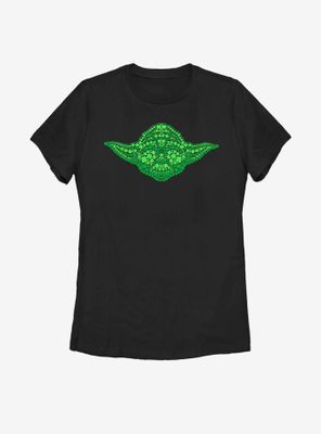 Star Wars Yoda Clovers Womens T-Shirt
