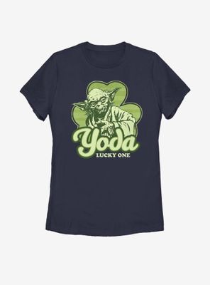 Star Wars Yoda Lucky Retro Womens T-Shirt