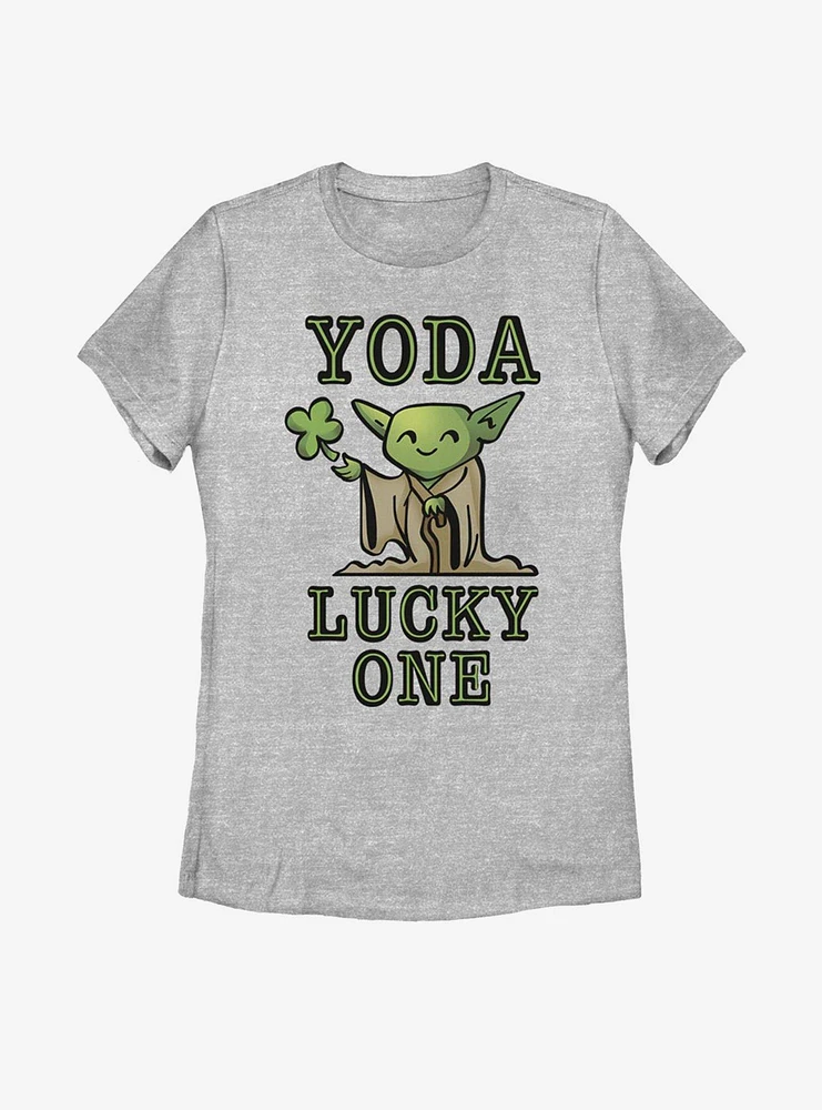 Star Wars Yoda So Lucky Womens T-Shirt