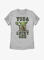 Star Wars Yoda So Lucky Womens T-Shirt