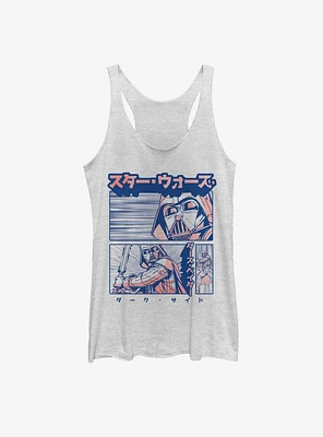 Star Wars Manga Vader Womens Tank Top