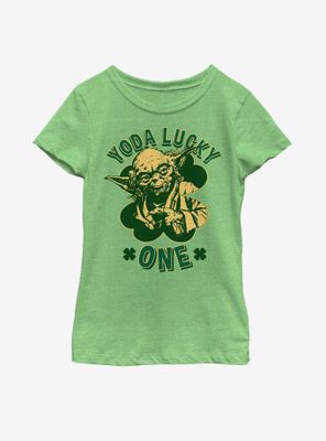 Star Wars Yoda Lucky One Youth Girls T-Shirt