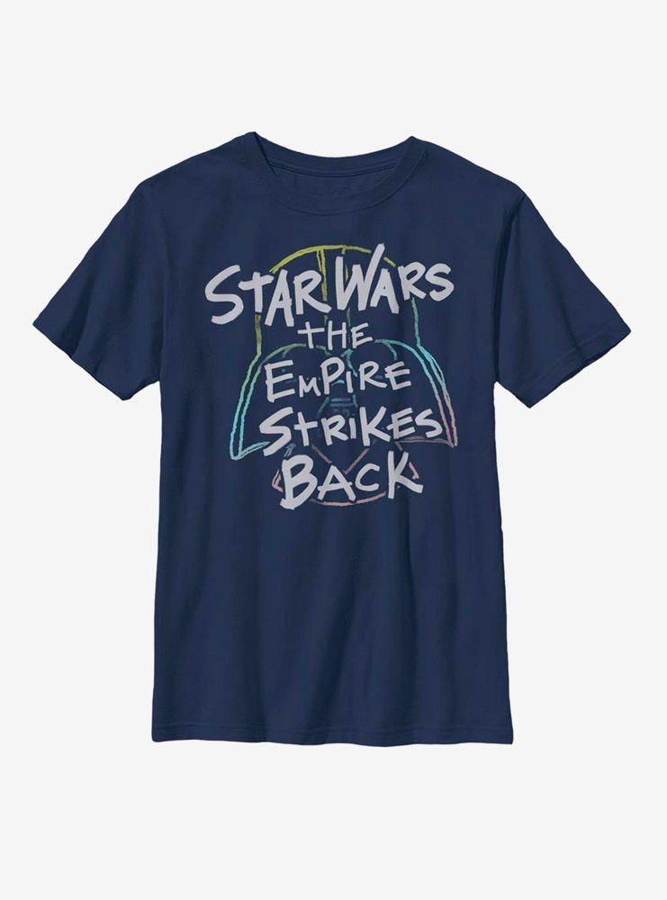 Star Wars Crayon Scratch Youth T-Shirt