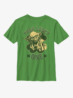 Star Wars Yoda Lucky One Youth T-Shirt