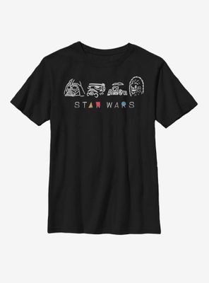 Star Wars Geometry Shine Youth T-Shirt