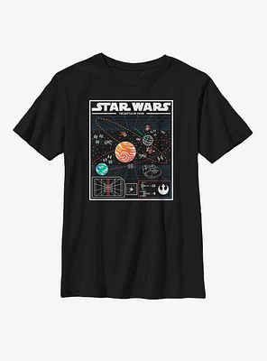 Star Wars The Battle Of Yavin Youth T-Shirt
