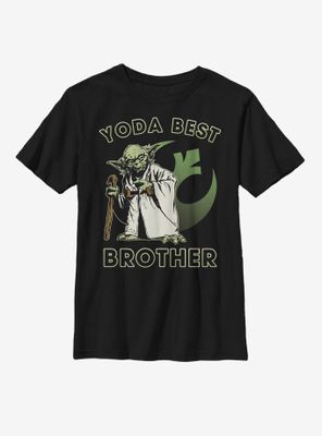 Star Wars Yoda Best Brother Youth T-Shirt