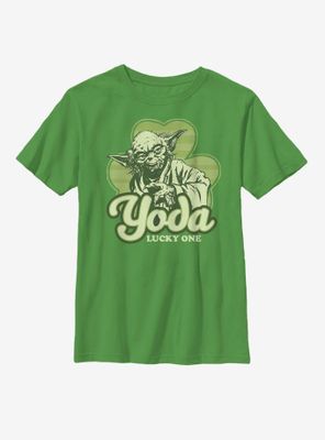 Star Wars Yoda Lucky Retro Youth T-Shirt