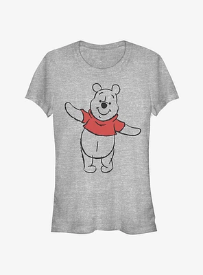 Disney Winnie The Pooh Sketch Classic Girls T-Shirt