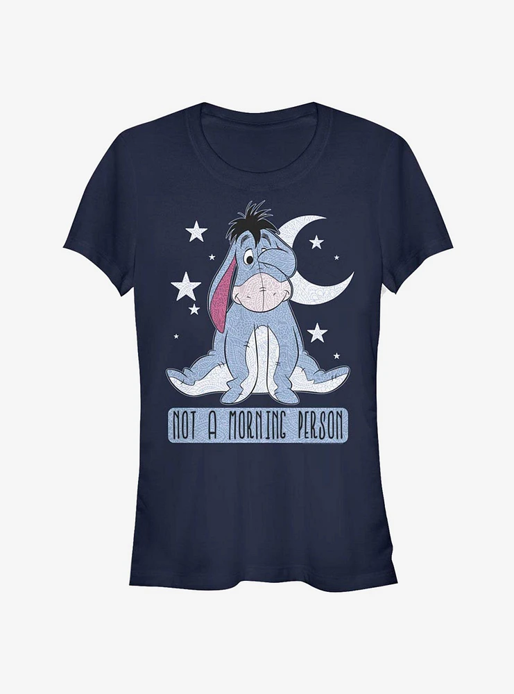 Disney Winnie The Pooh Eeyore Not Morning Girls T-Shirt