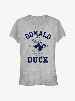 Disney Donald Duck Angry Pose Classic Girls T-Shirt