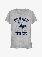 Disney Donald Duck Angry Pose Classic Girls T-Shirt