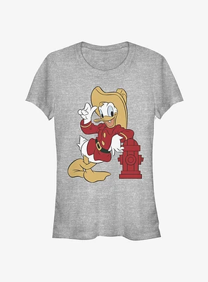 Disney Donald Duck Fire Fighter Classic Girls T-Shirt