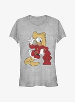 Disney Donald Duck Fire Fighter Classic Girls T-Shirt