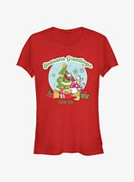 Disney Donald Duck Holiday Seasons Greetings From Son Classic Girls T-Shirt