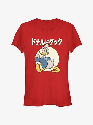 Disney Donald Duck Japanese Classic Girls T-Shirt
