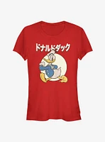 Disney Donald Duck Japanese Classic Girls T-Shirt