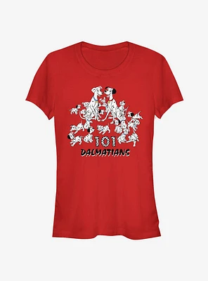Disney 101 Dalmatians The Whole Gang Classic Girls T-Shirt