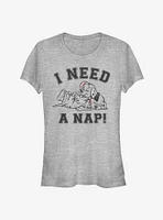 Disney 101 Dalmatians I Need A Nap Classic Girls T-Shirt