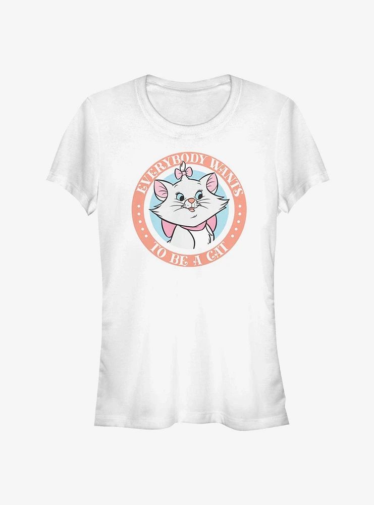 Disney Aristocats Marie Everybody Wants To Be A Cat Classic Girls T-Shirt