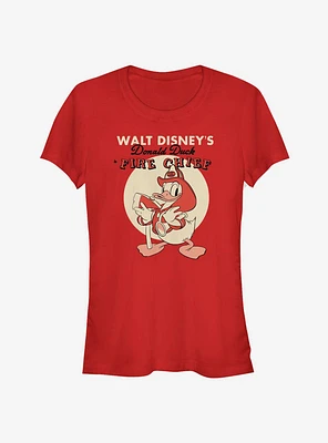 Disney Donald Duck Fire Chief Classic Girls T-Shirt