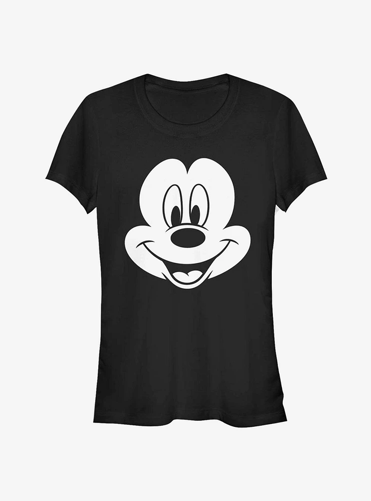 Disney Mickey Mouse Face Classic Girls T-Shirt