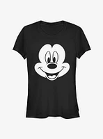 Disney Mickey Mouse Face Classic Girls T-Shirt