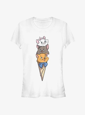 Disney Aristocats Ice Cream Stack Classic Girls T-Shirt