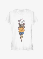 Disney Aristocats Ice Cream Stack Classic Girls T-Shirt