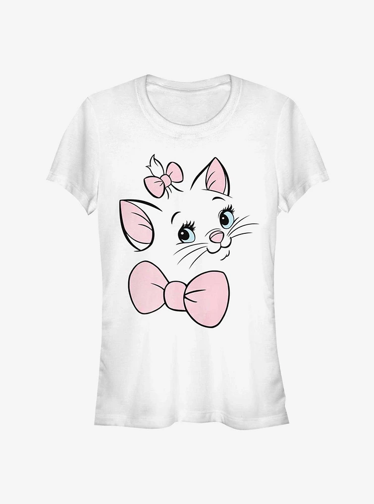Disney Aristocats Marie Face Outline Classic Girls T-Shirt
