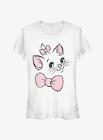 Disney Aristocats Marie Face Outline Classic Girls T-Shirt