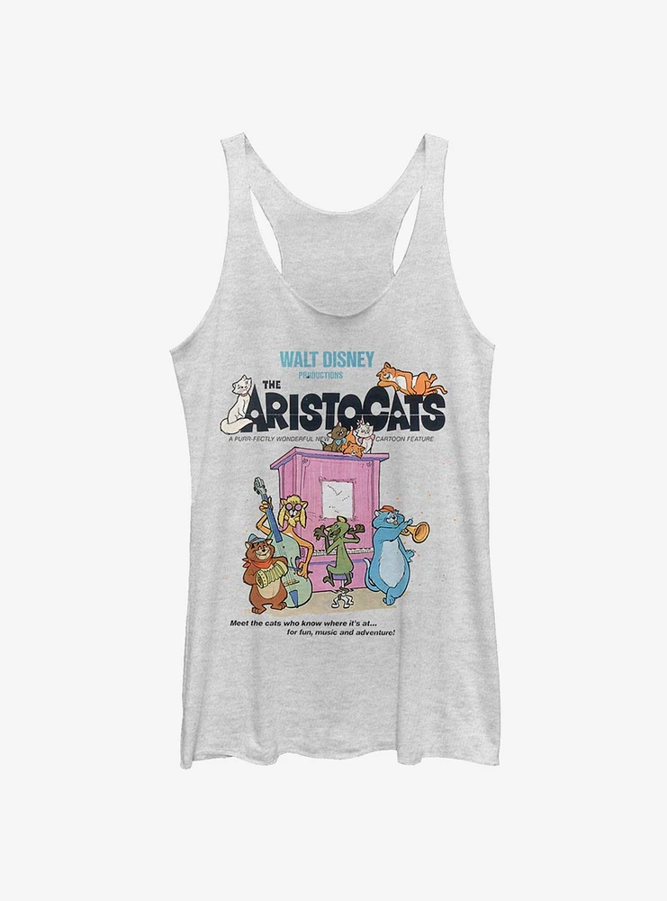 Disney Aristocats Classic Movie Poster Girls Tank