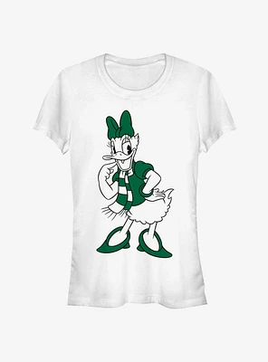 Disney Daisy Duck Green Holiday Outfit Classic Girls T-Shirt