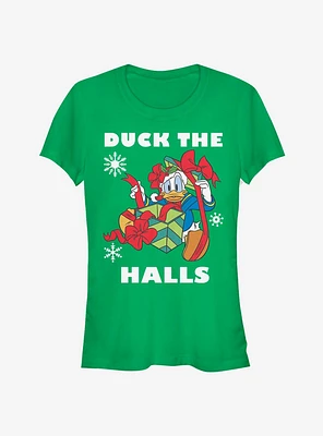 Disney Donald Duck The Halls Classic Girls T-Shirt