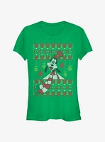 Disney Goofy Ornament Holiday Sweater Classic Girls T-Shirt