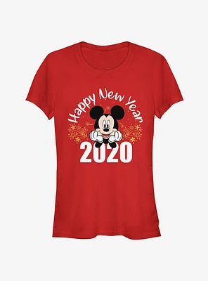Disney Mickey Mouse Happy New Year 2020 Classic Girls T-Shirt