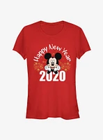 Disney Mickey Mouse Happy New Year 2020 Classic Girls T-Shirt