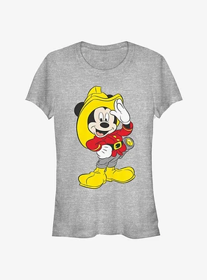 Disney Mickey Mouse Firefighter Classic Girls T-Shirt
