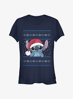 Disney Lilo & Stitch Christmas Santa Girls T-Shirt