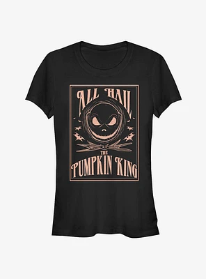 The Nightmare Before Christmas Hail Pumpkin King Girls T-Shirt