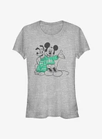 Disney Mickey Mouse Pluto Matching Holiday Sweaters Classic Girls T-Shirt