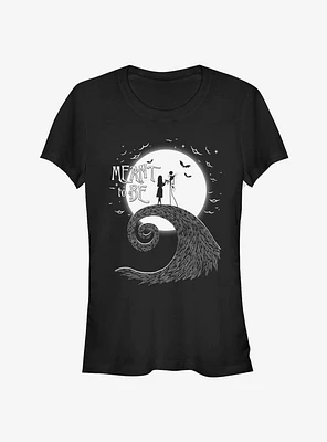The Nightmare Before Christmas Jack & Sally Meant To Be Girls T-Shirt