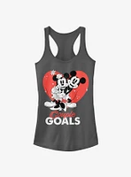 Disney Mickey Mouse & Minnie Couple Goals Girls Tank Top