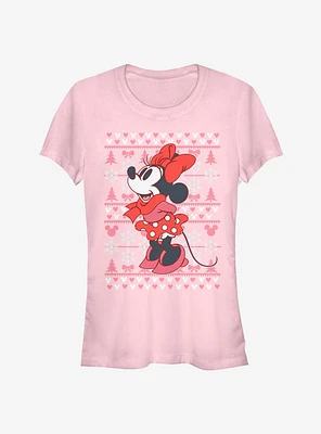 Disney Minnie Mouse Holiday Sweater Girls T-Shirt